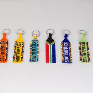 Beaded Flat Key ring