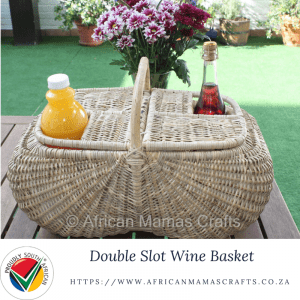 Double Slot Wine Picnic Basket - The Legacy Range