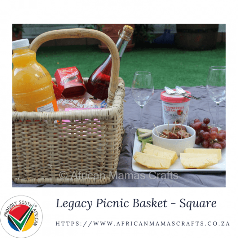 Square Picnic Basket The Legacy Range African Mamas Crafts