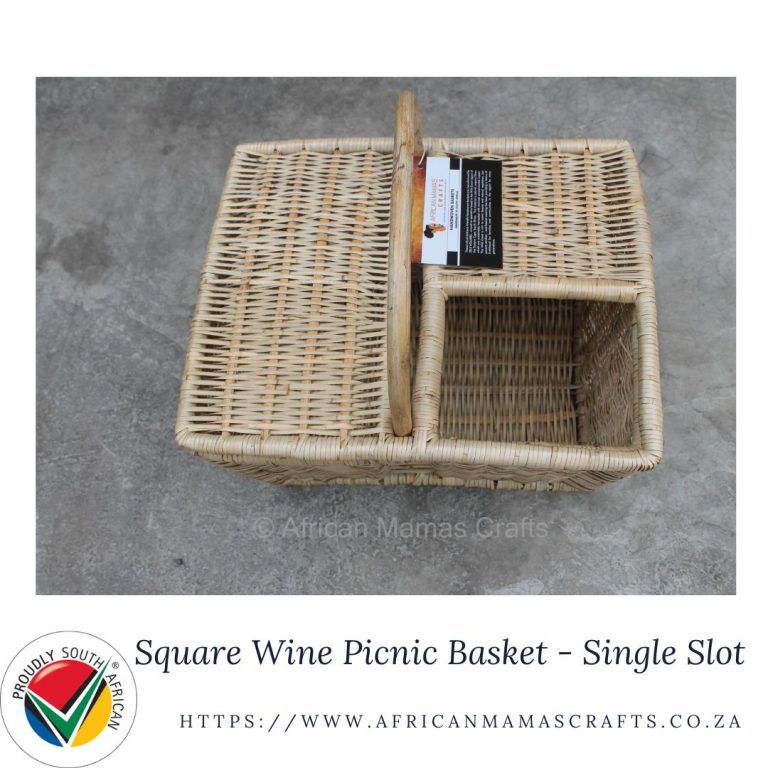 Square Wine Picnic Baskets The Legacy Range African Mamas Crafts
